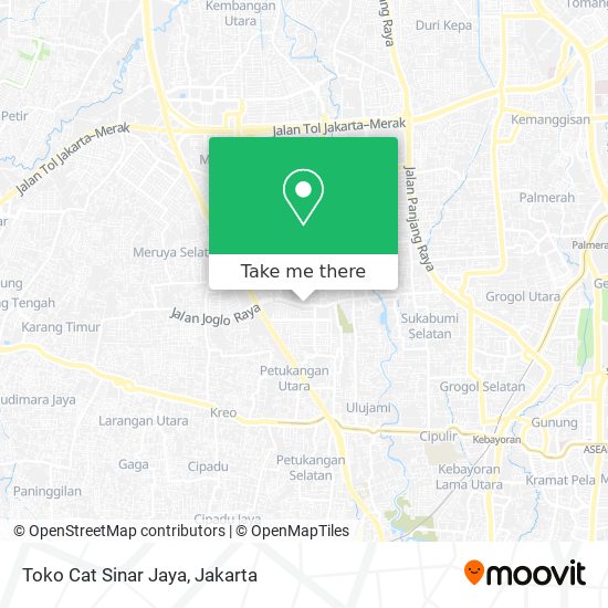 Toko Cat Sinar Jaya map