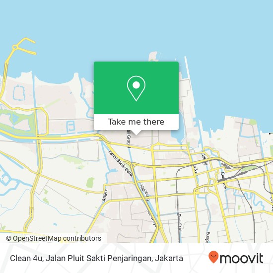 Clean 4u, Jalan Pluit Sakti Penjaringan map