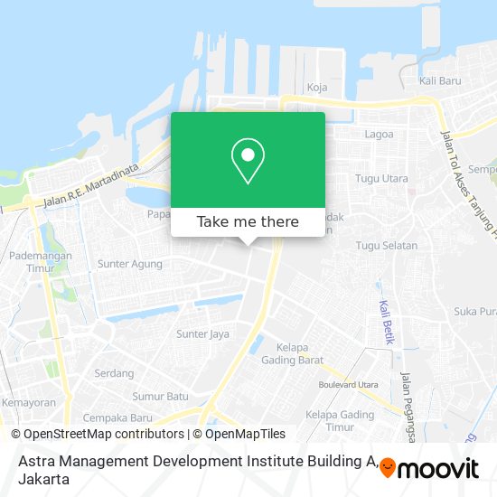 Astra Management Development Institute Building A map