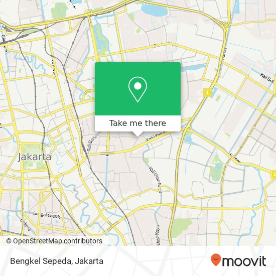 Bengkel Sepeda map