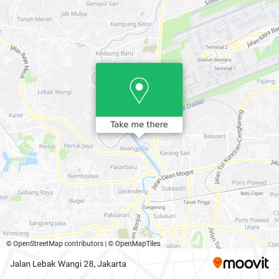 Jalan Lebak Wangi 28 map