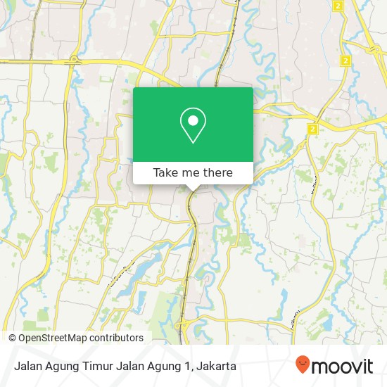 Jalan Agung Timur Jalan Agung 1 map