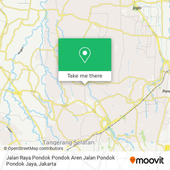 Jalan Raya Pondok Pondok Aren Jalan Pondok Pondok Jaya map