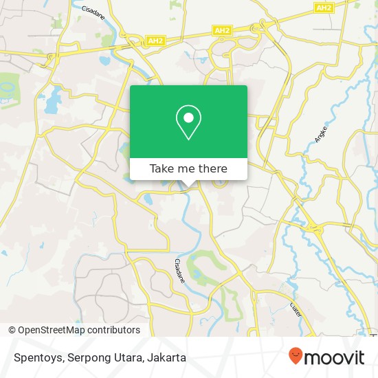 Spentoys, Serpong Utara map
