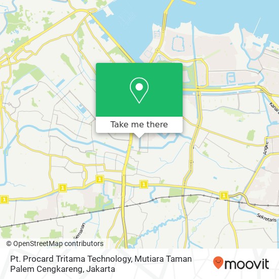 Pt. Procard Tritama Technology, Mutiara Taman Palem Cengkareng map
