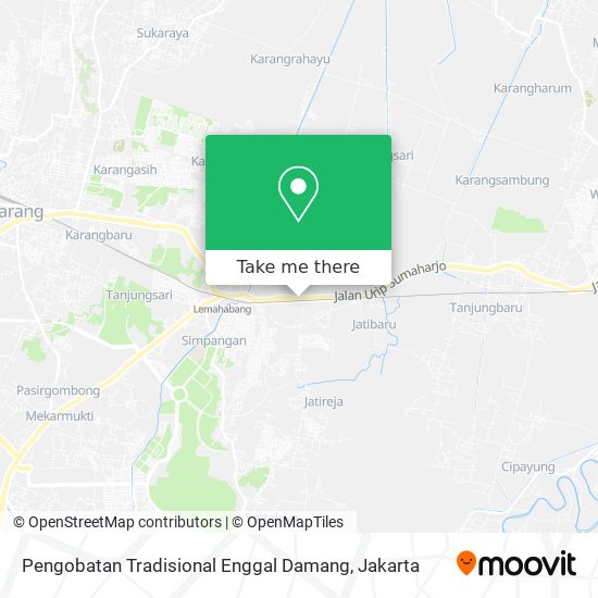 Pengobatan Tradisional Enggal Damang map