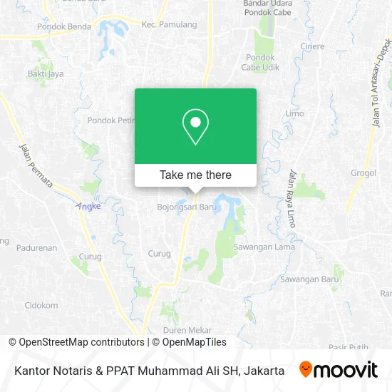 Kantor Notaris & PPAT Muhammad Ali SH map