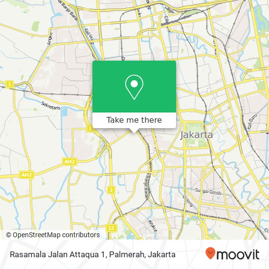 Rasamala Jalan Attaqua 1, Palmerah map