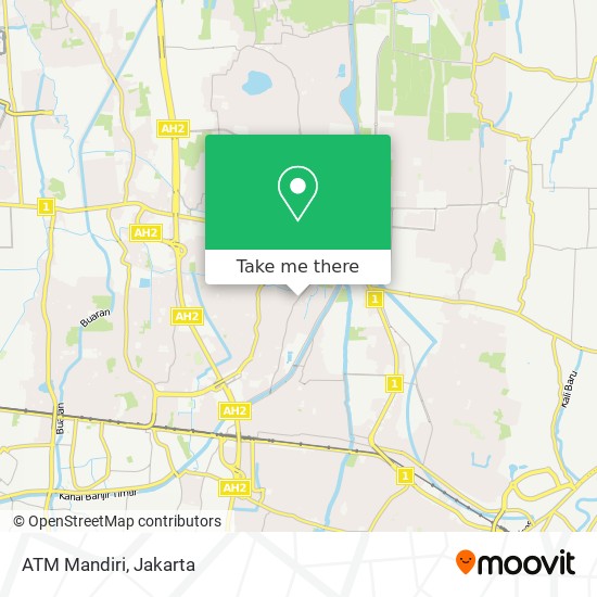 ATM Mandiri map