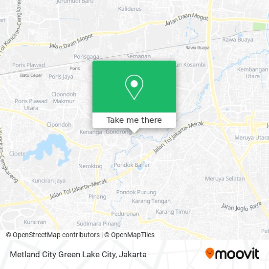 Metland City Green Lake City map