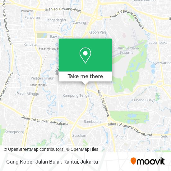 Gang Kober Jalan Bulak Rantai map