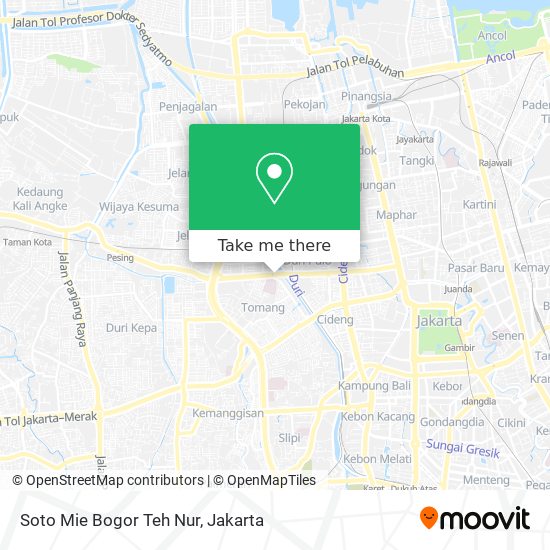 Soto Mie Bogor Teh Nur map