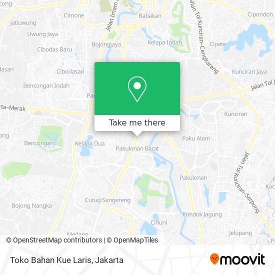 Toko Bahan Kue Laris map