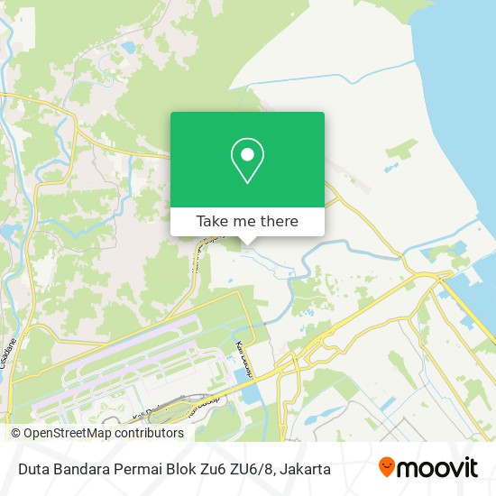 Duta Bandara Permai Blok Zu6 ZU6 / 8 map