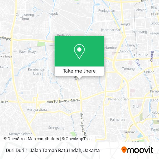 Duri Duri 1 Jalan Taman Ratu Indah map