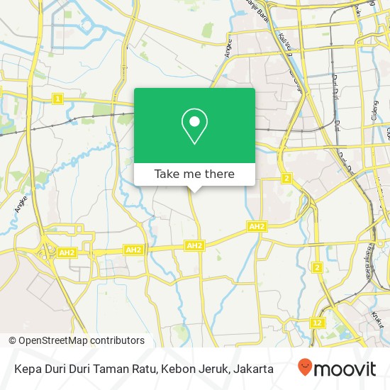 Kepa Duri Duri Taman Ratu, Kebon Jeruk map