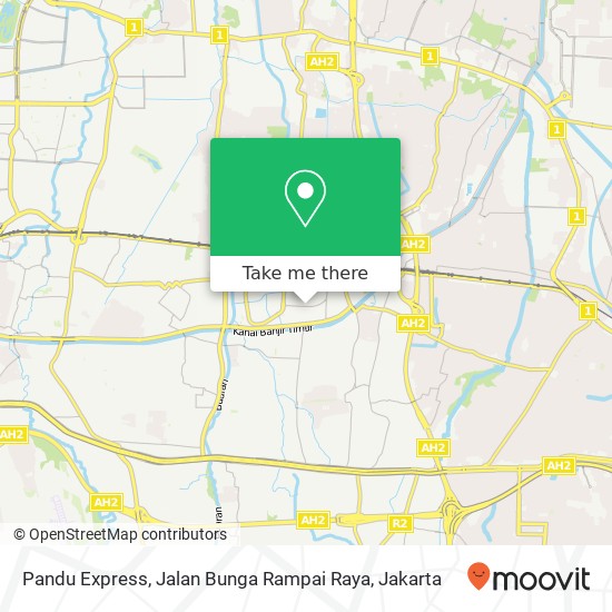 Pandu Express, Jalan Bunga Rampai Raya map