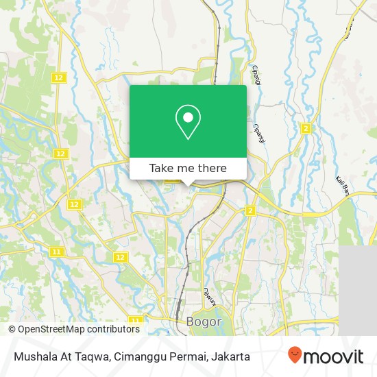 Mushala At Taqwa, Cimanggu Permai map
