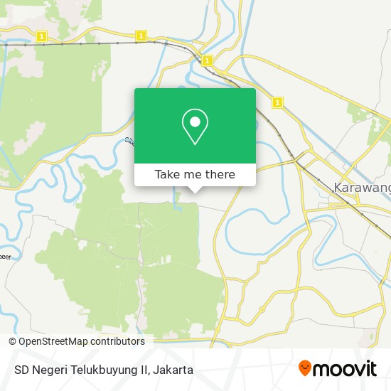 SD Negeri Telukbuyung II map