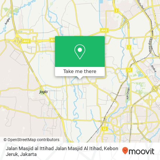 Jalan Masjid al Ittihad Jalan Masjid Al Itihad, Kebon Jeruk map