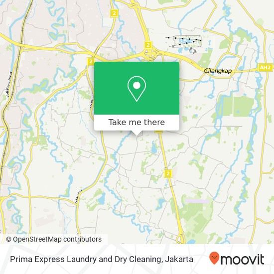 Prima Express Laundry and Dry Cleaning map