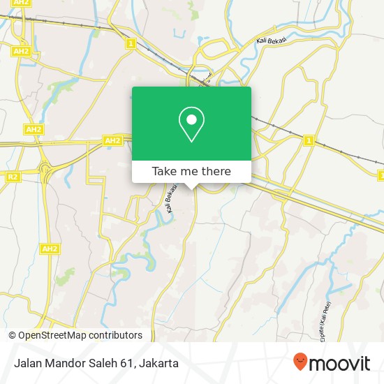 Jalan Mandor Saleh 61 map