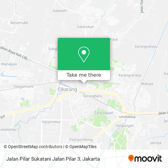 Jalan Pilar Sukatani Jalan Pilar 3 map