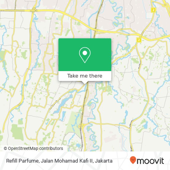 Refill Parfume, Jalan Mohamad Kafi II map