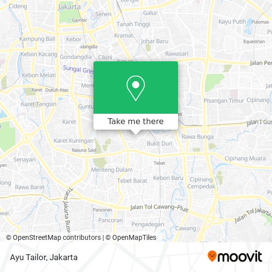 Ayu Tailor map