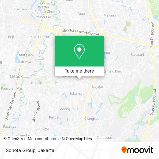 Soneta Group map