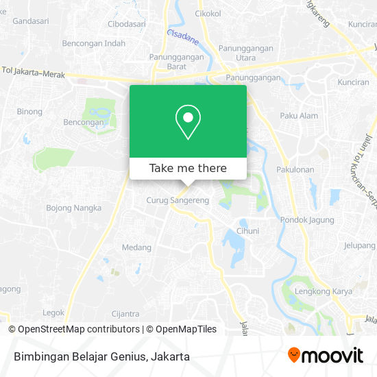 Bimbingan Belajar Genius map