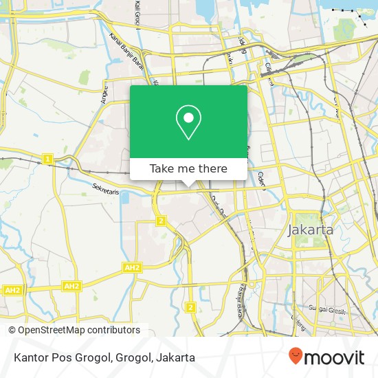 Kantor Pos Grogol, Grogol map