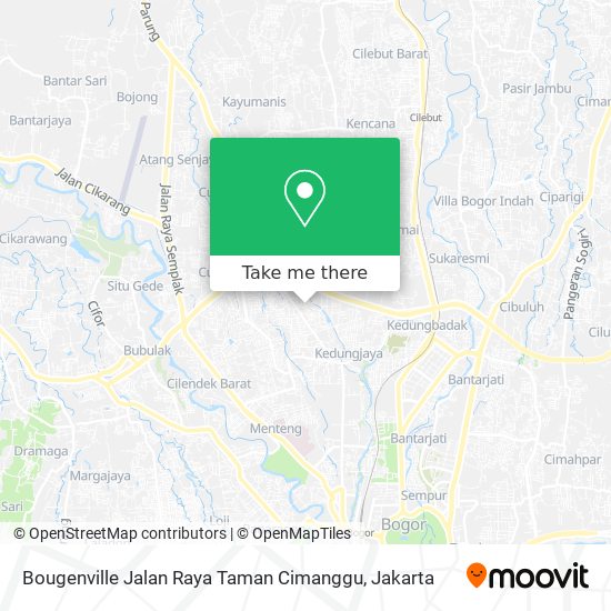 Bougenville Jalan Raya Taman Cimanggu map