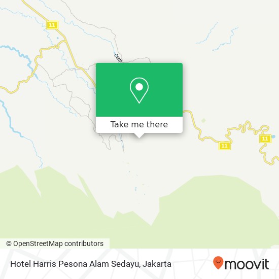 Hotel Harris Pesona Alam Sedayu map