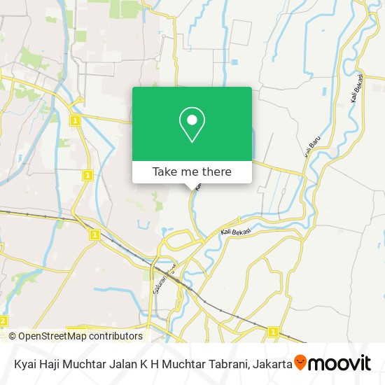 Kyai Haji Muchtar Jalan K H Muchtar Tabrani map