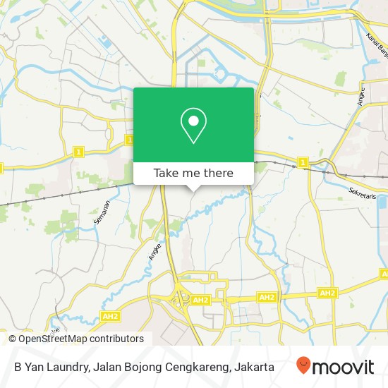 B Yan Laundry, Jalan Bojong Cengkareng map