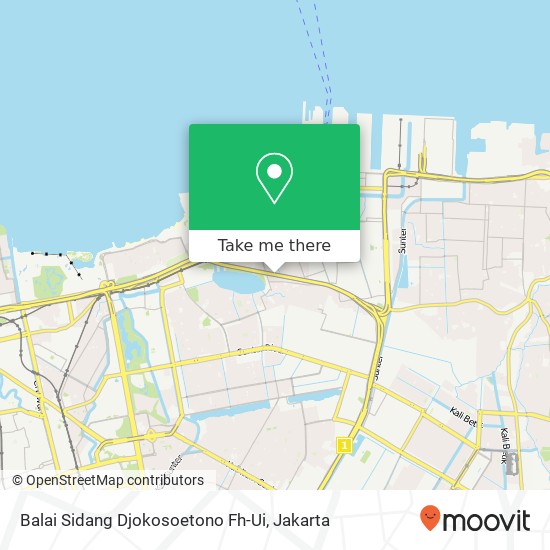 Balai Sidang Djokosoetono Fh-Ui map