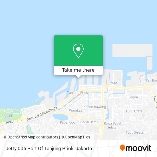 Jetty 006 Port Of Tanjung Priok map