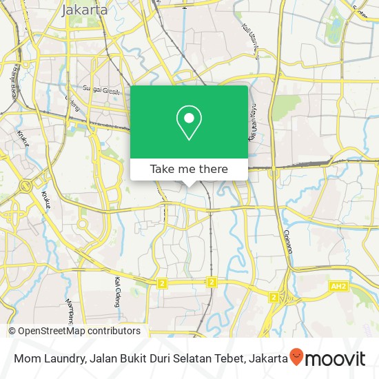 Mom Laundry, Jalan Bukit Duri Selatan Tebet map