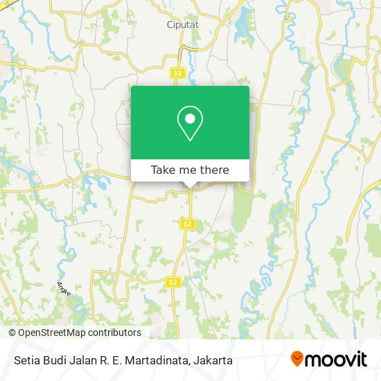 Setia Budi Jalan R. E. Martadinata map