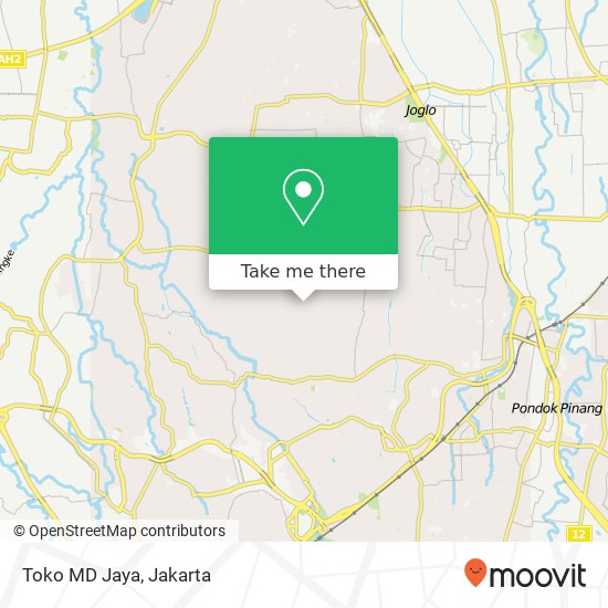 Toko MD Jaya map
