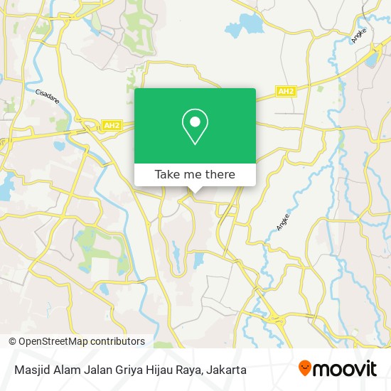 Masjid Alam Jalan Griya Hijau Raya map