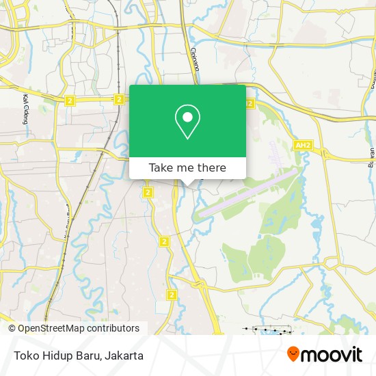 Toko Hidup Baru map