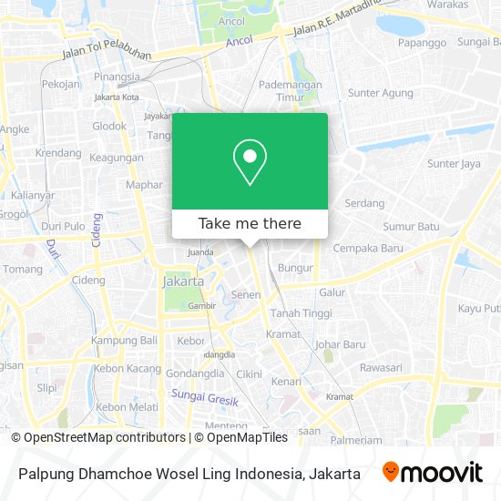 Palpung Dhamchoe Wosel Ling Indonesia map