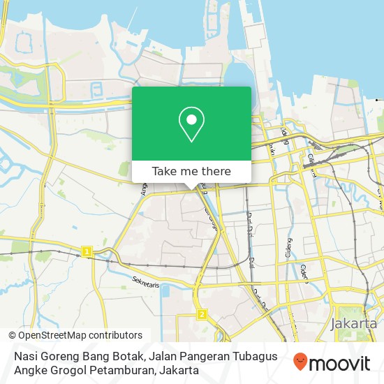 Nasi Goreng Bang Botak, Jalan Pangeran Tubagus Angke Grogol Petamburan map