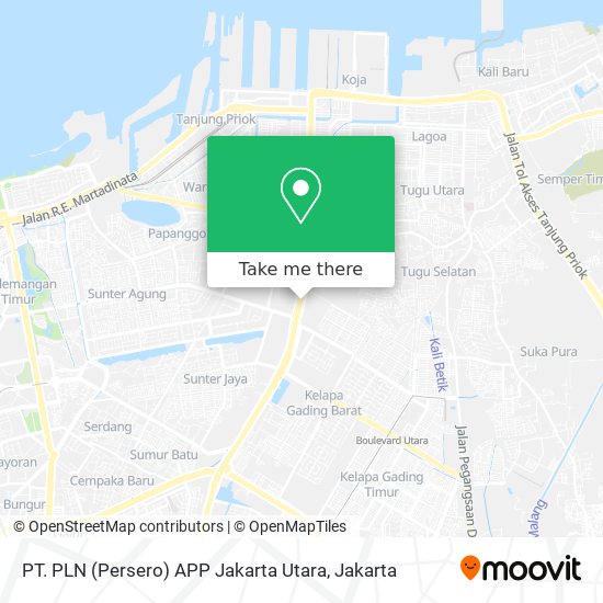 PT. PLN (Persero) APP Jakarta Utara map