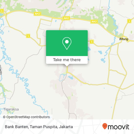 Bank Banten, Taman Puspita map