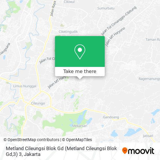 Metland Cileungsi Blok Gd (Metland Cileungsi Blok Gd,3) 3 map