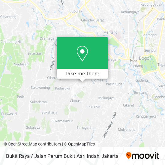 Bukit Raya / Jalan Perum Bukit Asri Indah map