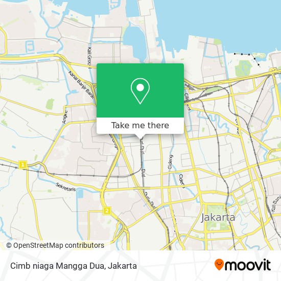 Cimb niaga Mangga Dua map